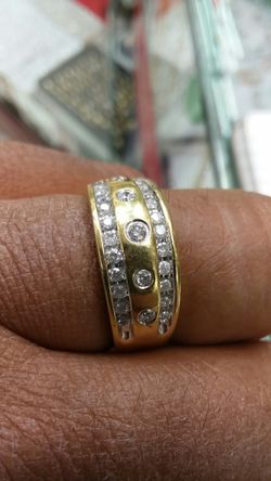 14k Gold Diamond Ring 6.3 grams .70 ct diamonds