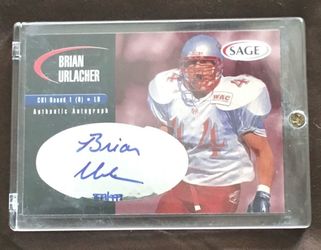 Chicago Bears Brian Urlacher Autographed rookie card