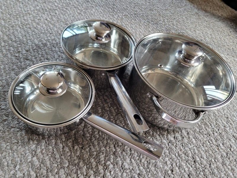 New Stainless Steel Cookware Set
