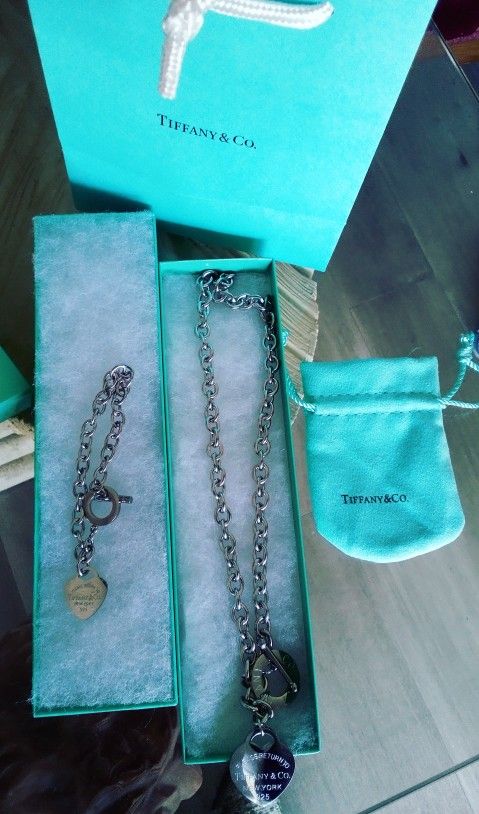 Tiffany And Co Necklace & Bracelet 