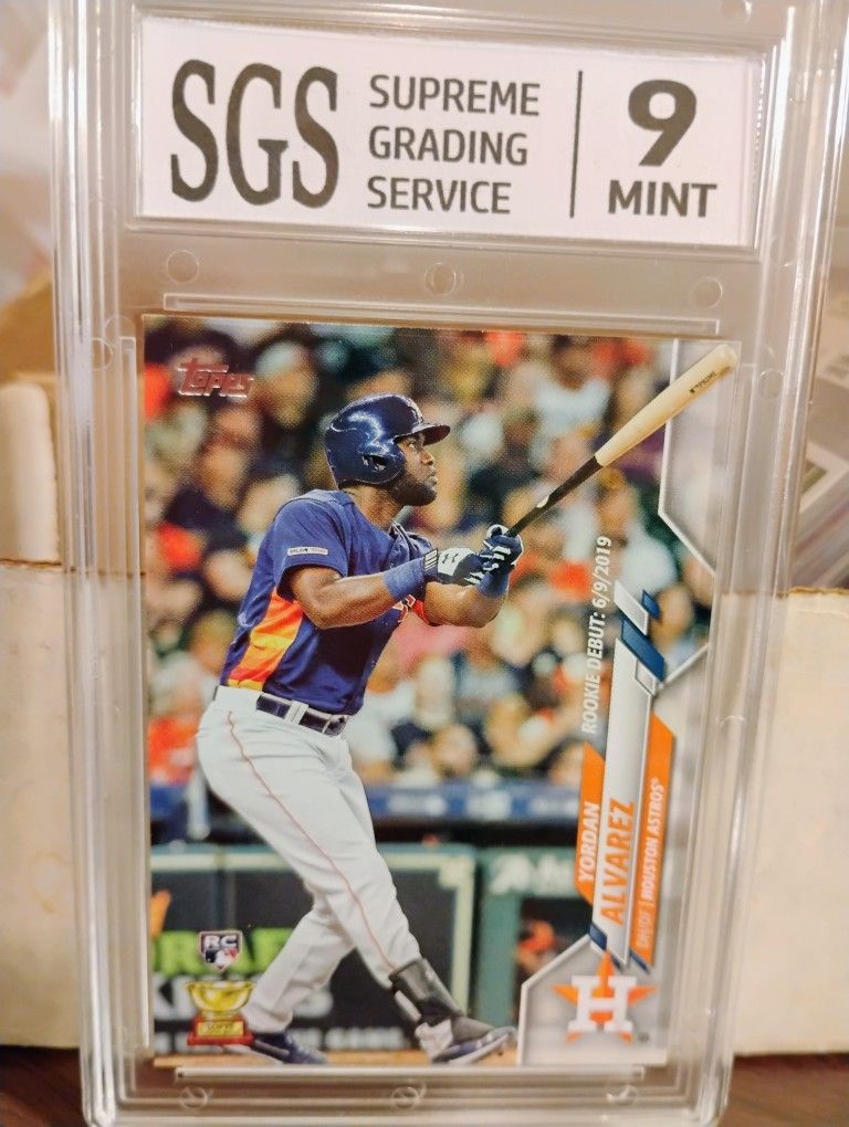 Jordan Alvarez Rookie Debut 6/9/2019 Card