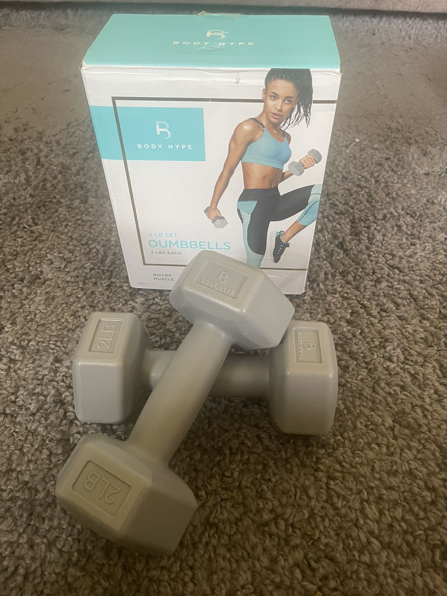 Body Hype Set Of Dumbbells 2lbs Each