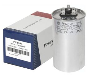 Dual Run Capacitor 55 + 5 370/440 vac Central AC - Air Conditioner Dual Run Cap