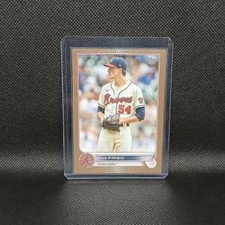 2022 Topps Baseball Series 1 Max Fried #129 Gold Parallel #D 0902/2022 Mint 