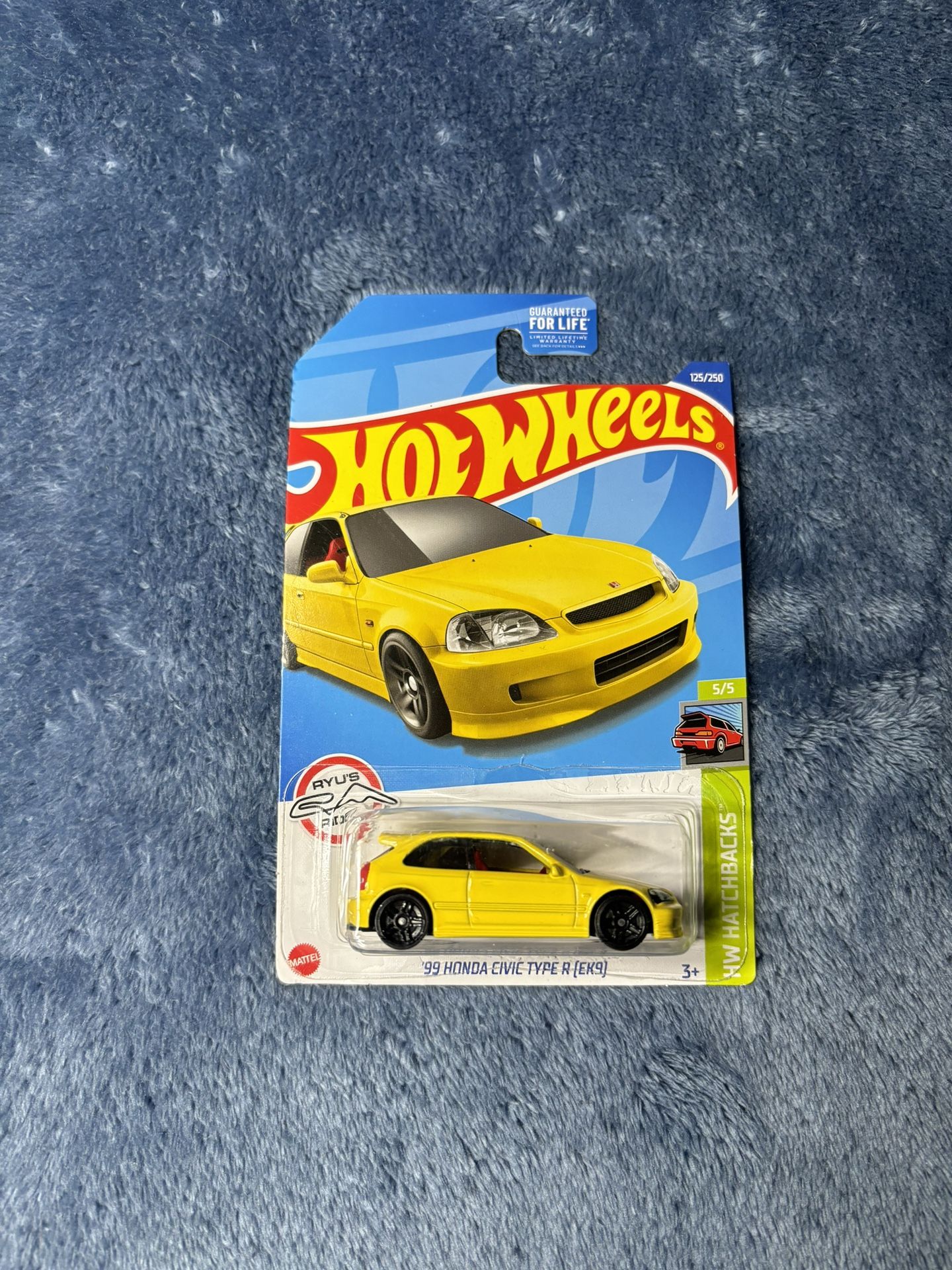 Hotwheels Yellow Civic