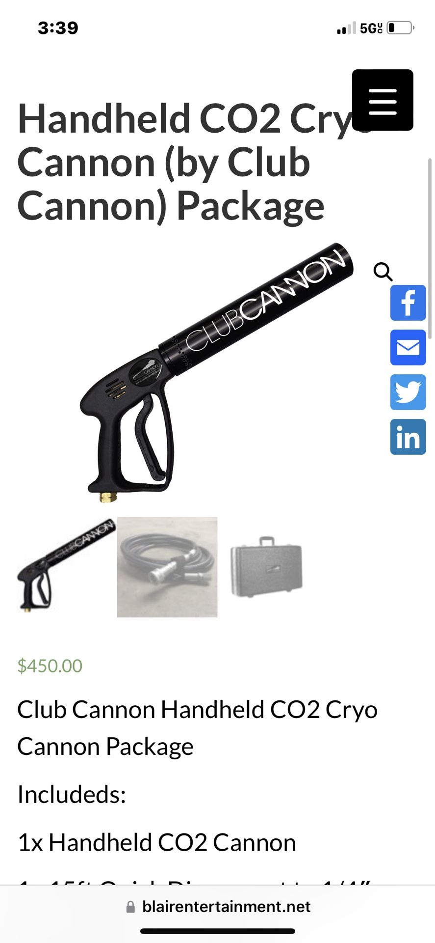 Club Cannon/ Co2 Blaster