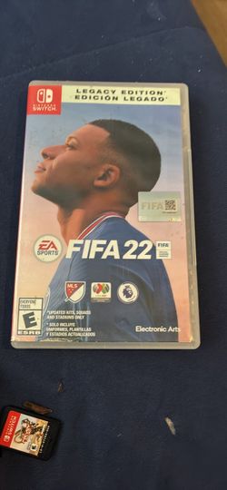 Nintendo Switch Games FIFA 22, MX vs ATV All Out, and Carrying Case