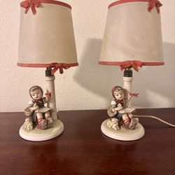Vintage Hummel Lamps (pair)