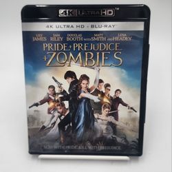 Pride & Prejudice & Zombies 4K & Blu-ray No Digital 