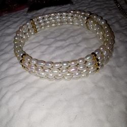 Genuine Freshwater Pearls Ladies Choker Necklace 