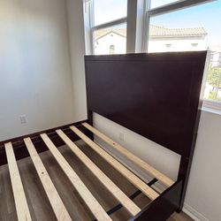 Like New Bed Frame /  Queen Sized 