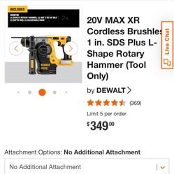 Dewalt XR brushless Hammer Drill 