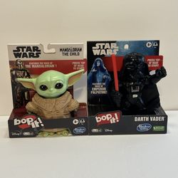 Star Wars Bop It Mandalorian The Child Edition Grogu Baby Yoda & Darth Vader