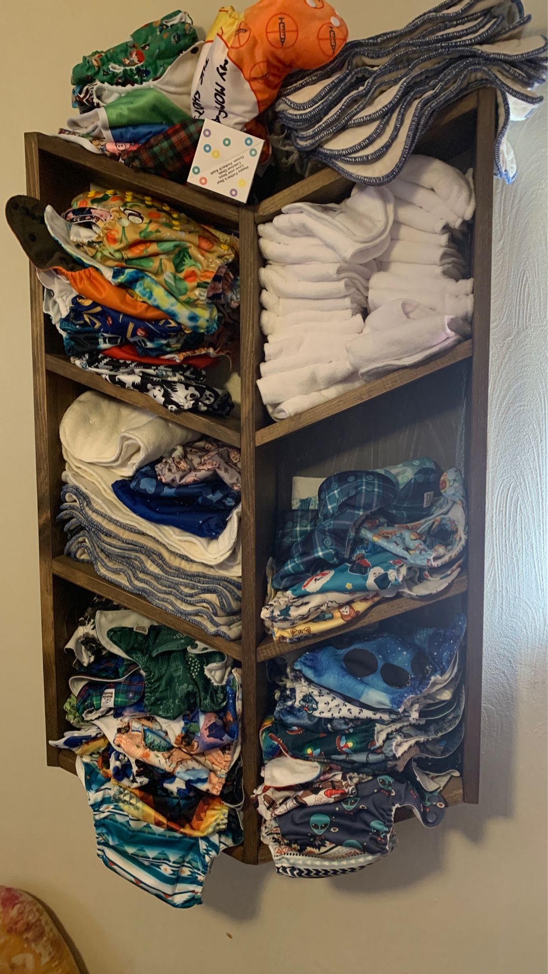 Cloth diaper rack