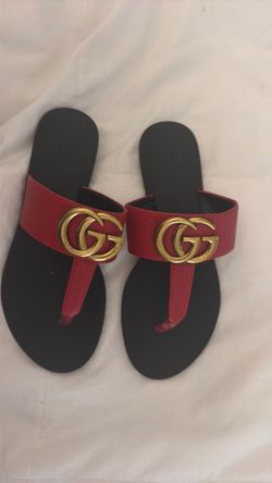 * “Designer-inspired sandals”