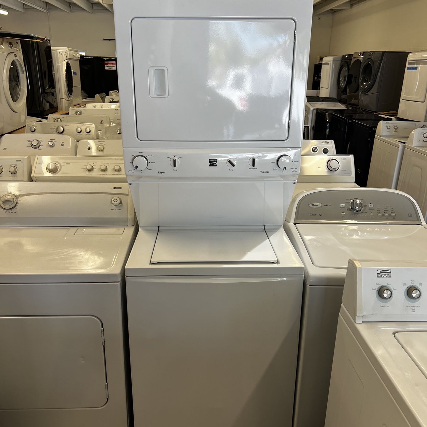 Used Stackable Kenmore Washer And Gas dryer(working) Heavy Duty ( Free Installation) with Warranty  