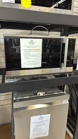Get $400 Off MSRP on LG 2.1 cu ft Over-The-Range, EasyClean, ExtendaVent Microwave Oven!📉🏷️