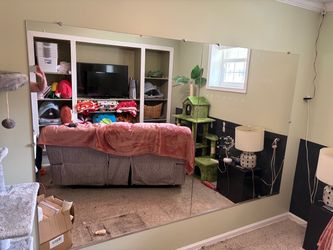 Large Wall Mirror Panel Set - gym mirrors