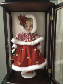 Christmas Porcelain Doll