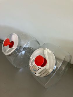 Large vintage glass jars