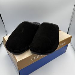 Old Friend Footwear Mens Scuff Slippers 12 13 XL Wide