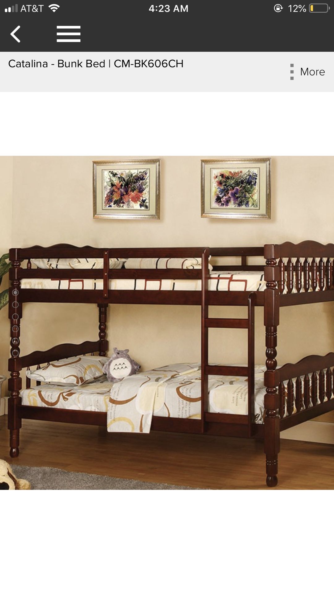 Bunk bed NEW twin/twin size