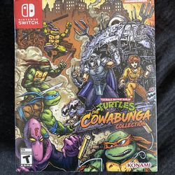 Teenage Mutant Ninja Turtles Cowabunga Nintendo Switch Limited Edition Game 
