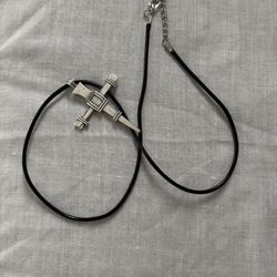 Silver Cross Pendant Necklace