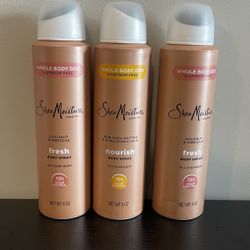 Shea moisture Body Deo Sprays 3x$20