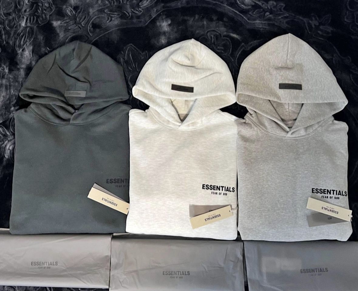 Essentials Fear of God hoodies and shorts 