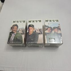 Brand New Mash Vhs Set Complete Seasons 1,2,3