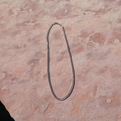 Two-Tone White And Yellow Gold Chain