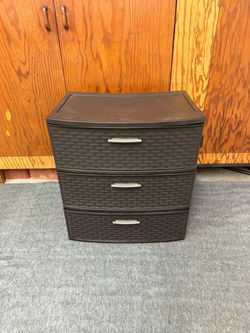 Sterilite 3 Drawer Weave Storage Unit