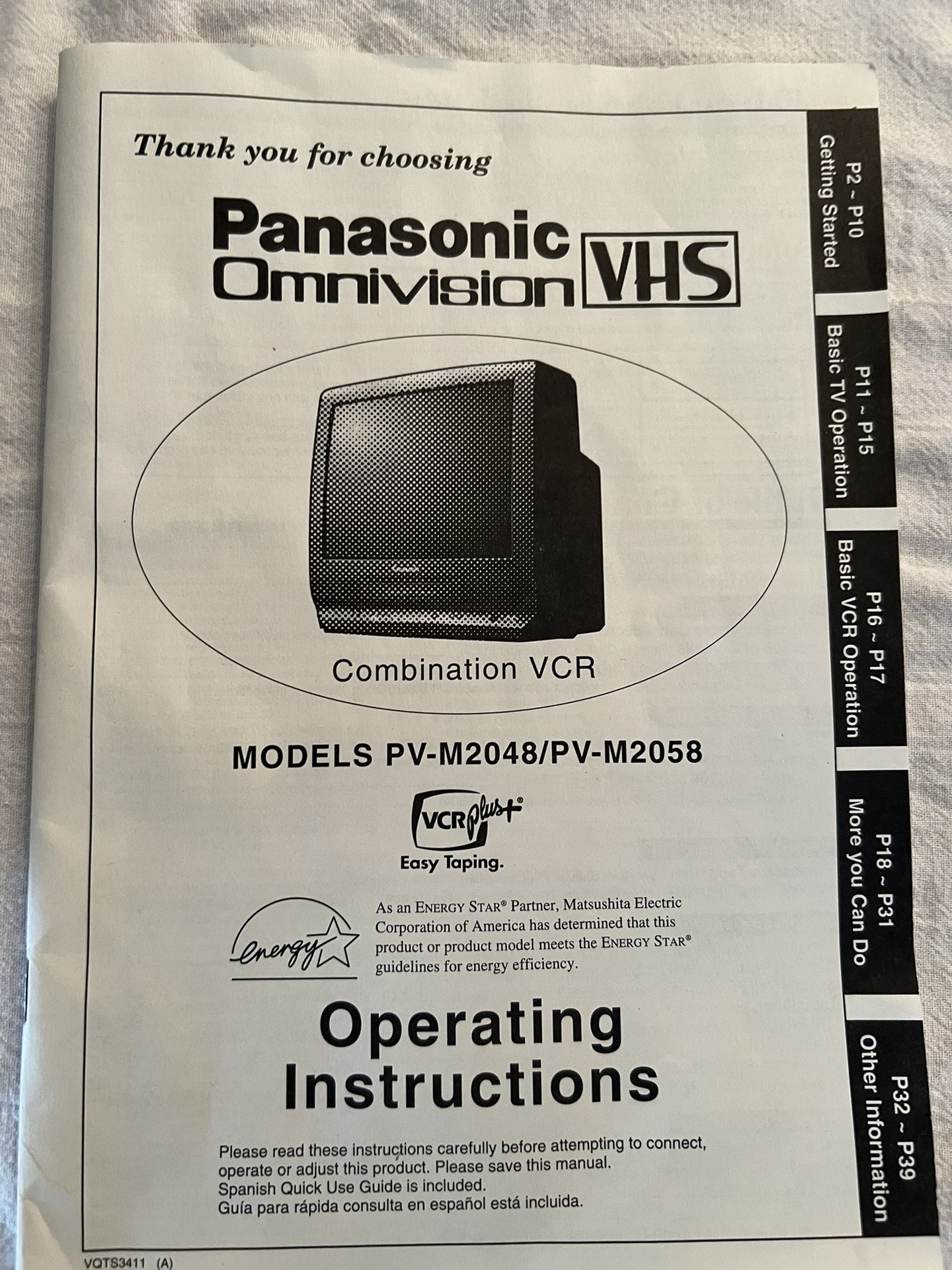 Panasonic Omnivision VHS