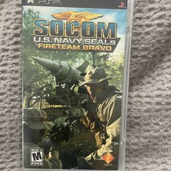 PSP Portable game SOCOM U.S. Navy Seals Fireteam Bravo
