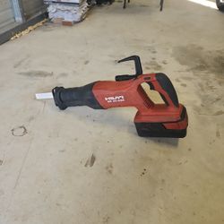 Hilti Heavy Duty Sawzaw (Cut Saw/reciprocating Saw)