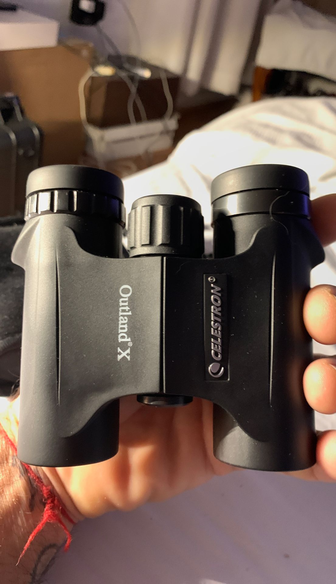 They are binoculars made by Celestron the brand is the Outland ask and it’s a 8 x 25