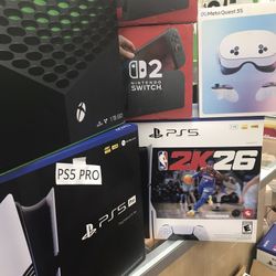 Ps5 Pro Xbox X Nintendo 2 New Sealed No Credit Needed Pay Down Only 