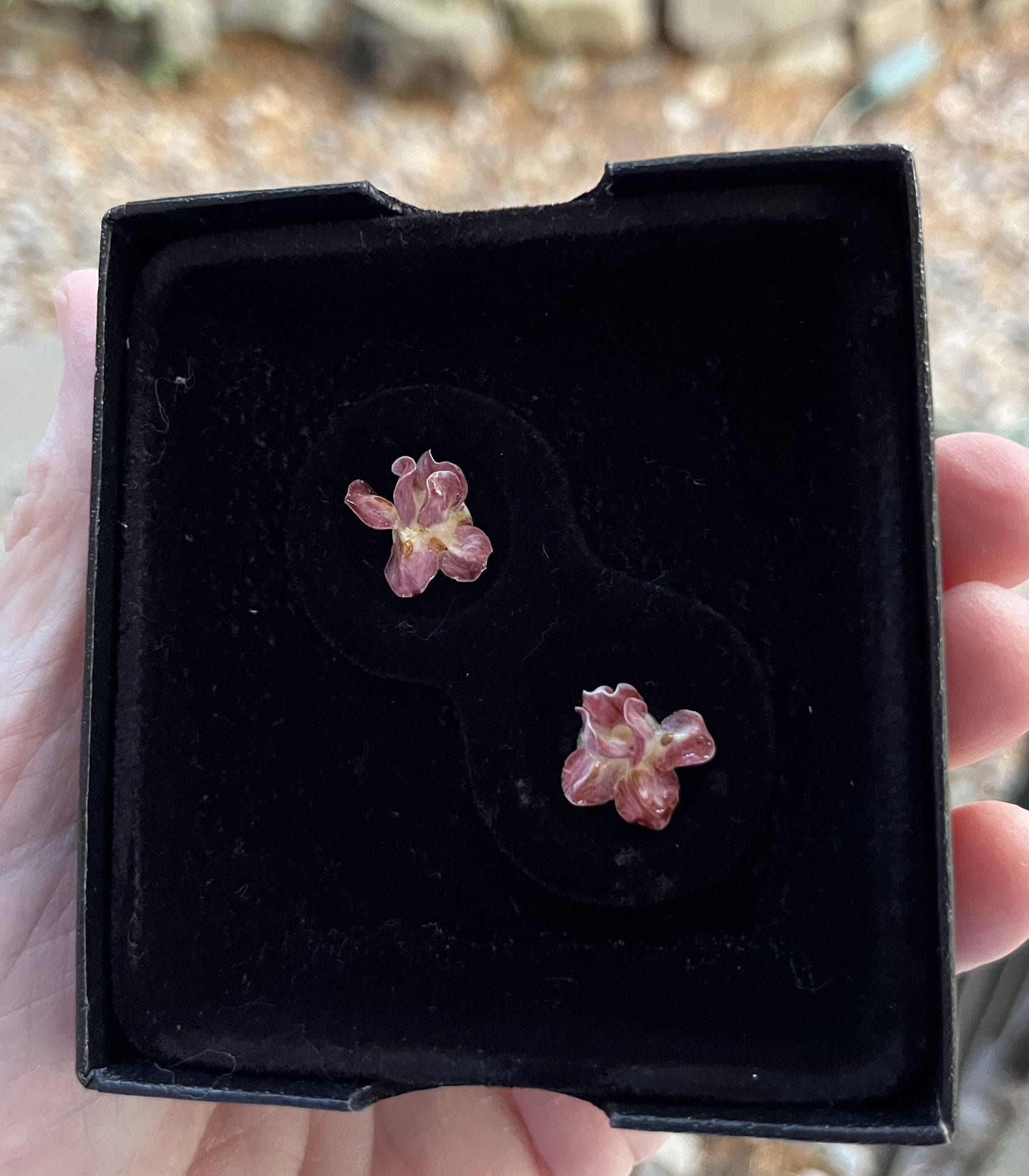 Royal Crown Derby Earrings - new