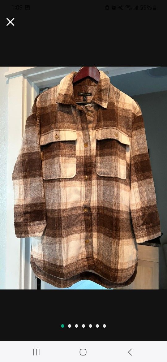 New Banana Republic/ Jacket Shirt