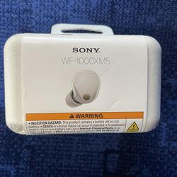 NEW! Sony WF-1000XM5 Wireless Noise Canceling Earbuds - White