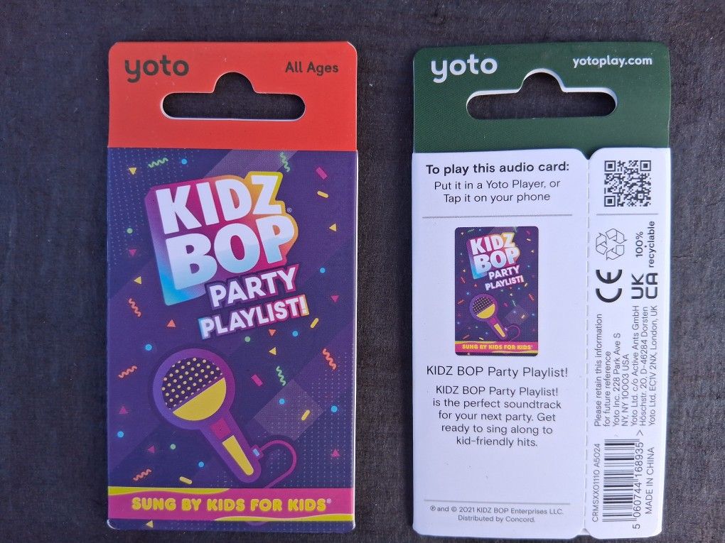 Kidz Bop Yoto Audio Card