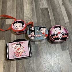 4 Betty Boop lunch boxes