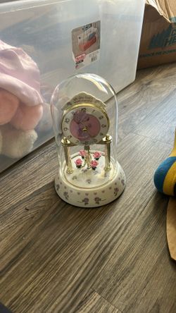 A Beautiful Precious Moment Clock In Good Condition