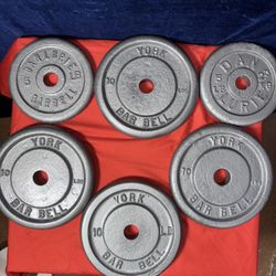 50 Lbs Of Weight Plates 