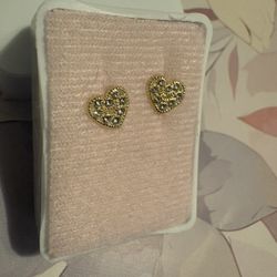 Gold Earrings 10k / Aretes De Oro 10k