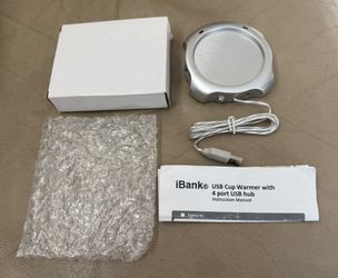 New USB Cup Warmer With 4 Port USB Hub