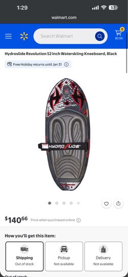Waterskiing kneeboarding