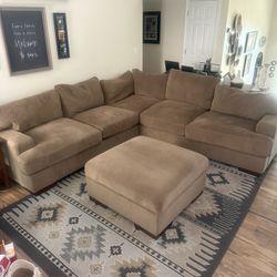 Ashley Furniture Sectional & Ottoman