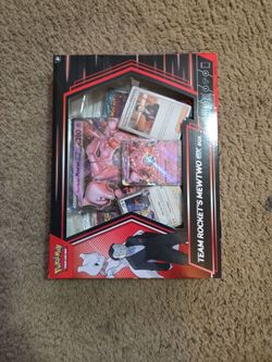 Team rockets mewtwo ex box